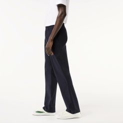 Pantalons & Shorts | LACOSTE Pantalon Chino Straight Fit En Twill De Coton