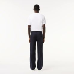 Pantalons & Shorts | LACOSTE Pantalon Chino Straight Fit En Twill De Coton