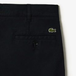 Pantalons & Shorts | LACOSTE Pantalon Chino Straight Fit En Twill De Coton