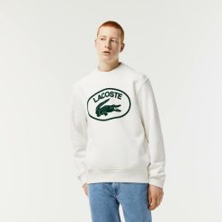 Sweatshirts | LACOSTE Sweatshirt Homme Relaxed Fit Lacoste En Coton Biologique