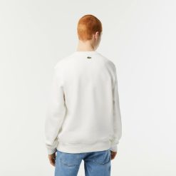 Sweatshirts | LACOSTE Sweatshirt Homme Relaxed Fit Lacoste En Coton Biologique