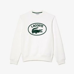 Sweatshirts | LACOSTE Sweatshirt Homme Relaxed Fit Lacoste En Coton Biologique