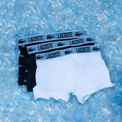 Sous-Vetements & Vetements D'Interieur | LACOSTE Lot De 3 Boxers Courts Homme En Jersey De Polyester Recycle