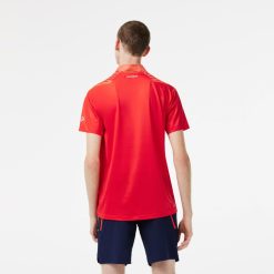 Vetements De Sport | LACOSTE Polo Tricolore Homme Lacoste Tennis X Novak Djokovic