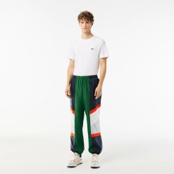 Pantalons & Shorts | LACOSTE Pantalon De Survetement Sportsuit Color-Block Mix Matieres