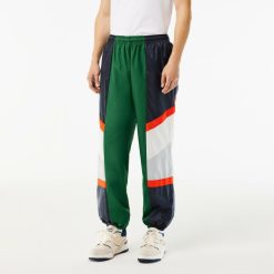 Pantalons & Shorts | LACOSTE Pantalon De Survetement Sportsuit Color-Block Mix Matieres