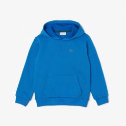 Vetements Fille | LACOSTE Sweatshirt A Capuche Enfant En Molleton De Coton Biologique