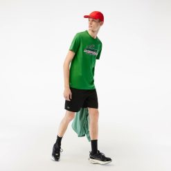 Vetements De Sport | LACOSTE T-Shirt Homme Lacoste Sport Regular Fit En Coton Biologique