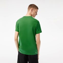 Vetements De Sport | LACOSTE T-Shirt Homme Lacoste Sport Regular Fit En Coton Biologique