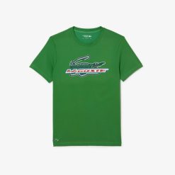 Vetements De Sport | LACOSTE T-Shirt Homme Lacoste Sport Regular Fit En Coton Biologique