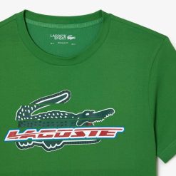 Vetements De Sport | LACOSTE T-Shirt Homme Lacoste Sport Regular Fit En Coton Biologique