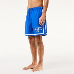 Maillots De Bain | LACOSTE Short De Bain Long Imprime Lacoste