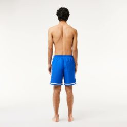 Maillots De Bain | LACOSTE Short De Bain Long Imprime Lacoste