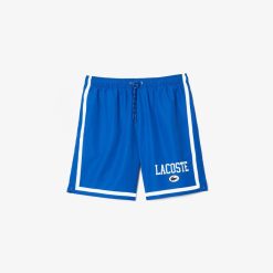 Maillots De Bain | LACOSTE Short De Bain Long Imprime Lacoste