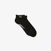 Chaussettes | LACOSTE Chaussettes Basses Lacoste Sport En Coton Imprime Crocodile