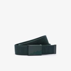 Ceintures | LACOSTE Ceinture En Jacquard Marquage Lacoste