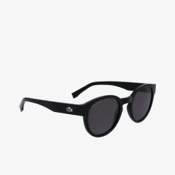 Lunettes De Soleil | LACOSTE Lunettes De Soleil L.12.12 Ovales En Resine Vegetale