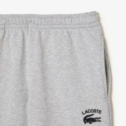 Pantalons & Shorts | LACOSTE Pantalon De Survetement Homme Coupe Fuselee Inscription Lacoste