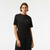 T-Shirts | LACOSTE T-Shirt A Col Rond En Coton Premium