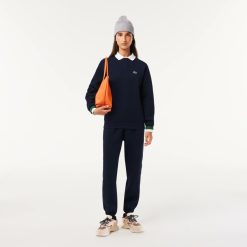 Sweatshirts | LACOSTE Sweatshirt Jogger A Col Rond Double Face Pique