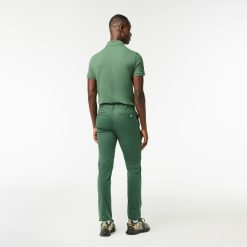 Pantalons & Shorts | LACOSTE Pantalon Chino Slim Fit En Coton Stretch