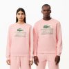 Sweatshirts | LACOSTE Sweatshirt Jogger Avec Marquage En Molleton De Coton