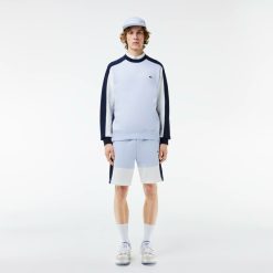 Sweatshirts | LACOSTE Sweatshirt Jogger Color-Block En Molleton Gratte