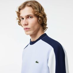 Sweatshirts | LACOSTE Sweatshirt Jogger Color-Block En Molleton Gratte