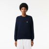 Pullovers | LACOSTE Pull Col Rond Femme Lacoste En Coton Biologique