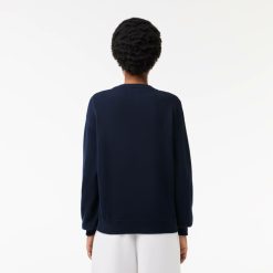 Pullovers | LACOSTE Pull Col Rond Femme Lacoste En Coton Biologique