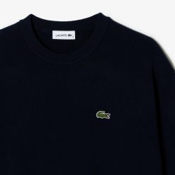 Pullovers | LACOSTE Pull Col Rond Femme Lacoste En Coton Biologique