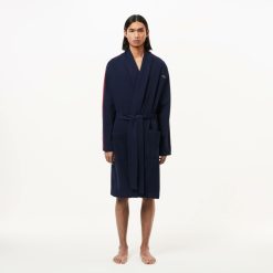 Sous-Vetements & Vetements D'Interieur | LACOSTE Robe De Chambre Avec Bandes Contrastees