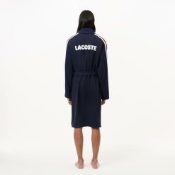 Sous-Vetements & Vetements D'Interieur | LACOSTE Robe De Chambre Avec Bandes Contrastees