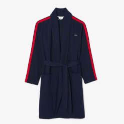 Sous-Vetements & Vetements D'Interieur | LACOSTE Robe De Chambre Avec Bandes Contrastees