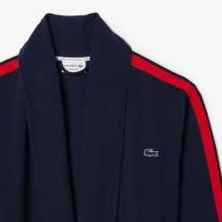 Sous-Vetements & Vetements D'Interieur | LACOSTE Robe De Chambre Avec Bandes Contrastees