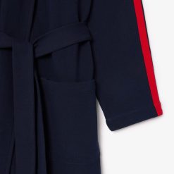 Sous-Vetements & Vetements D'Interieur | LACOSTE Robe De Chambre Avec Bandes Contrastees