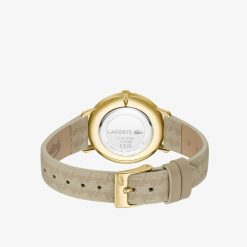 Montres | LACOSTE Montre 3 Aiguilles Crocorigin En Cuir