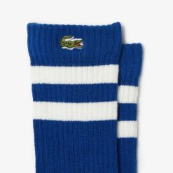 Accessoires | LACOSTE Chaussettes Enfant Lacoste Avec Rayures Contrastees En Jersey