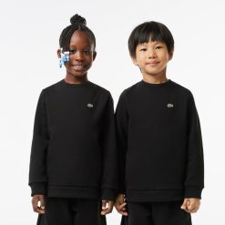 Vetements Fille | LACOSTE Sweatshirt Enfant Lacoste En Molleton De Coton Biologique