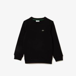 Vetements Fille | LACOSTE Sweatshirt Enfant Lacoste En Molleton De Coton Biologique