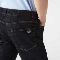 Pantalons & Shorts | LACOSTE Jean Slim Fit En Denim De Coton Stretch