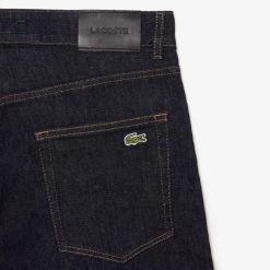 Pantalons & Shorts | LACOSTE Jean Slim Fit En Denim De Coton Stretch