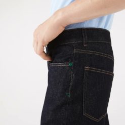 Pantalons & Shorts | LACOSTE Jean Slim Fit En Denim De Coton Stretch