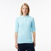 Polos | LACOSTE Polo Lacoste Slim Fit A Manches Trois-Quarts En Coton Souple