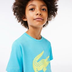 Vetements Garcon | LACOSTE T-Shirt Enfant Tennis Lacoste Sport Crocodile