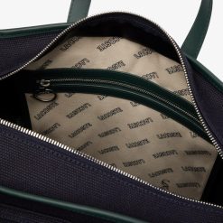 Sacs A Main & Cabas | LACOSTE Sac De Tennis Heritage Canvas Avec Poche Pour Raquette En Textile