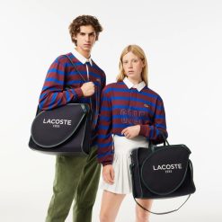 Sacs A Main & Cabas | LACOSTE Sac De Tennis Heritage Canvas Avec Poche Pour Raquette En Textile