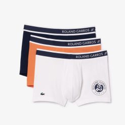 Sous-Vetements & Vetements D'Interieur | LACOSTE Lot De 3 Boxers Courts Edition Roland Garros