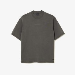 T-Shirts | LACOSTE T-Shirt Loose Fit En Jersey De Coton