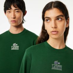 Sweatshirts | LACOSTE Sweatshirt Jogger Avec Imprime Signature